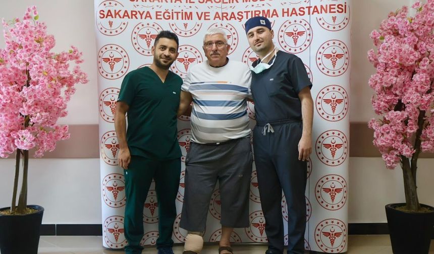 SEAH’da mikrocerrahiyle bacak amputasyondan kurtarıldı