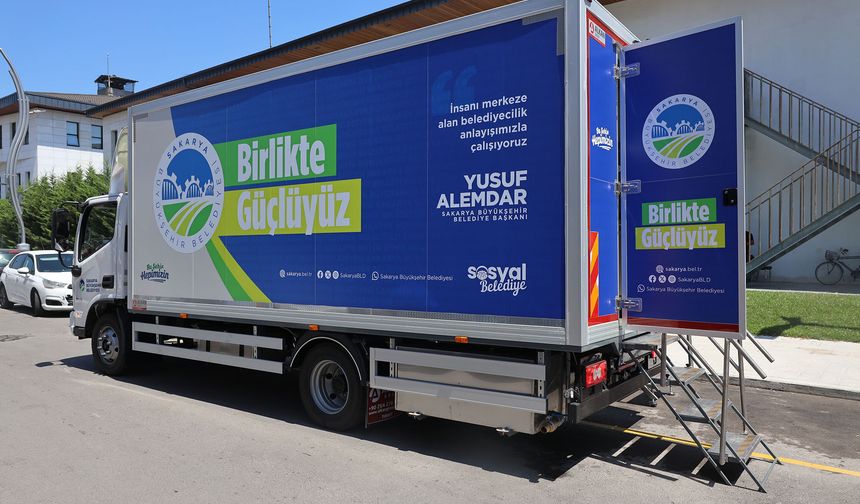 Büyükşehir'in mobil ikram aracı hizmete hazır