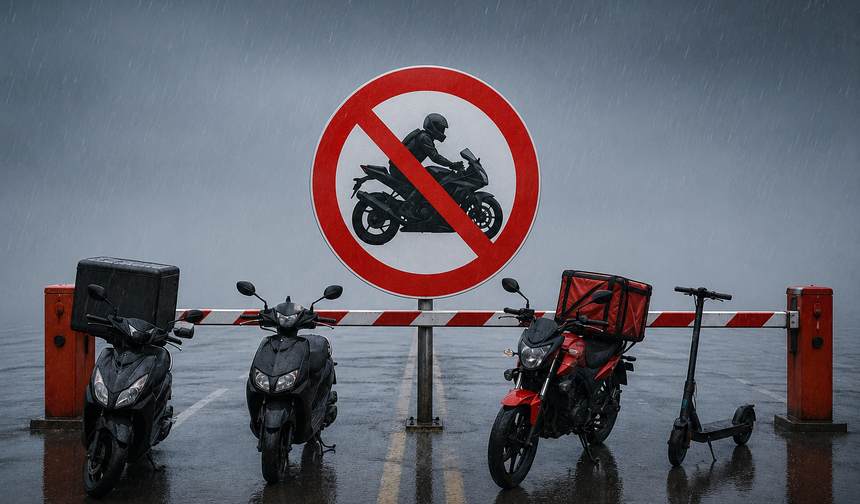 Kocaeli’de motosiklet ve motokuryelerin yarın trafiğe çıkması yasaklandı