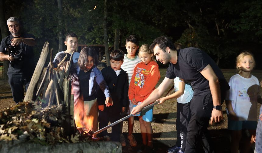 Macera Park’ta kamp sezonu sona erdi... Bin 500’ü aşkın kişi doğayla buluştu