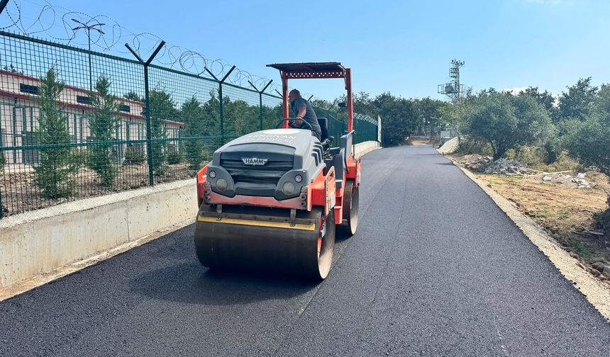 Serdivan'da Sahipsiz Hayvanlar Bakımevi yolunda asfalt çalışmaları tamamlandı