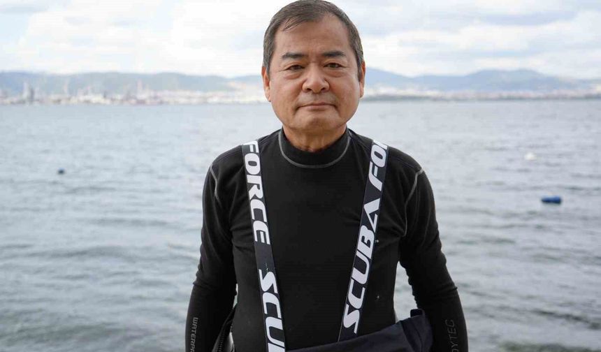 Japon mimar, 17 Ağustos depreminin izlerini su altında inceledi