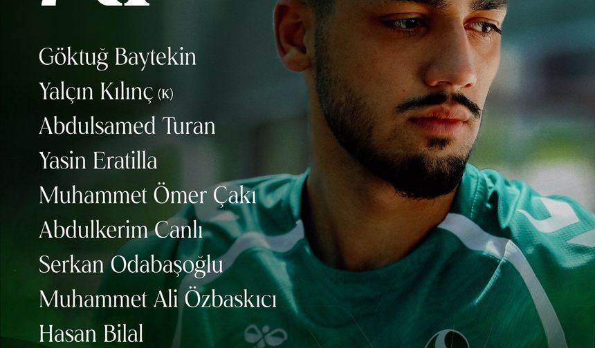 Sakaryaspor - Isparta 32 Spor maçının ilk 11'leri belli oldu