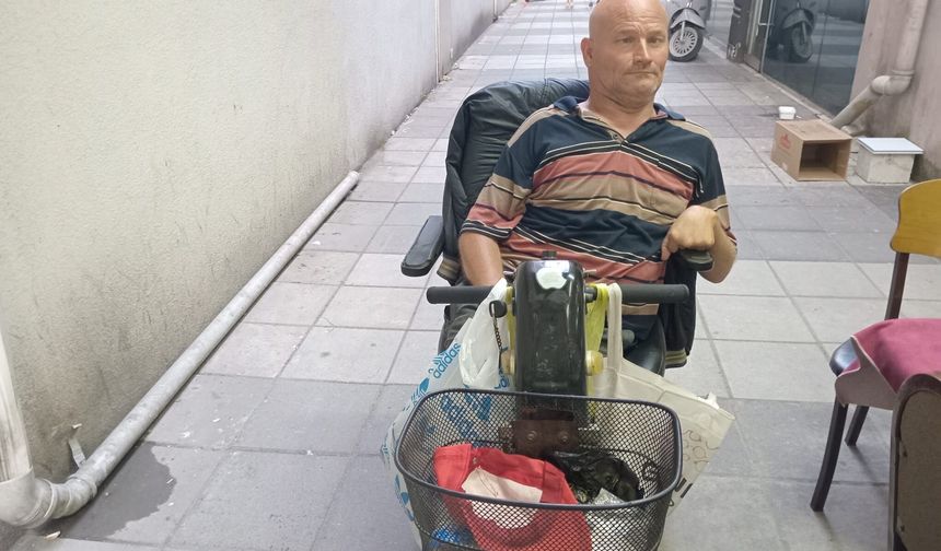 Engelli vatandaştan akülü araç talebi