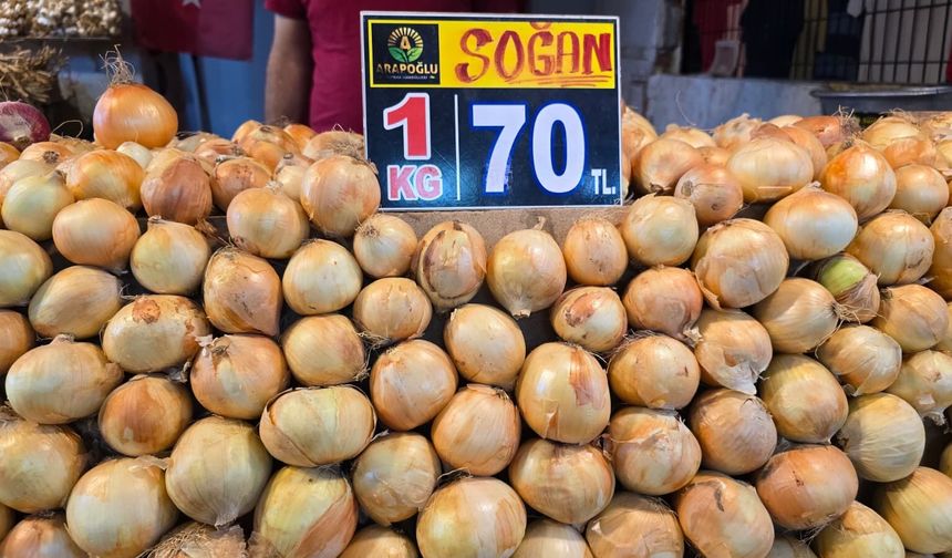 Katlı Pazar'da fiyatlar değişti... Soğan yeniden zamlandı