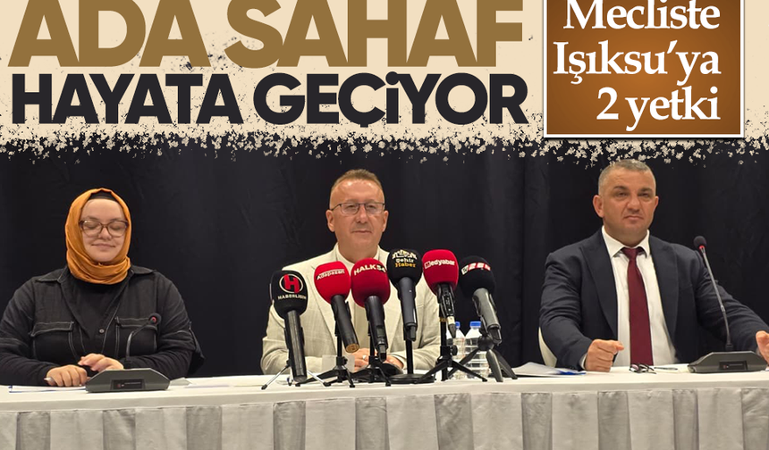 Olağanüstü toplanan mecliste Işıksu’ya iki yetki verildi... Ada Sahaf hayata geçiyor