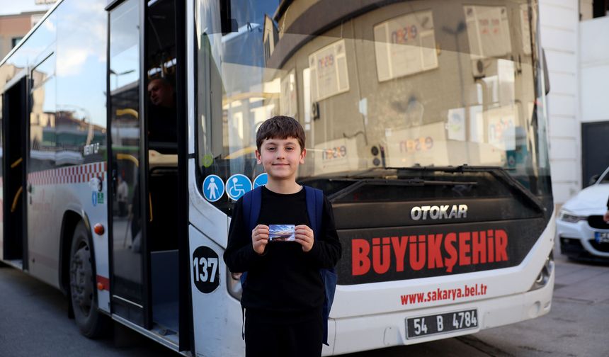 Sakarya’da öğrencilere ücretsiz ulaşım devam ediyor!