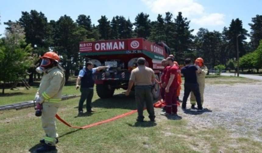 Sakarya’dan Antalya’ya 40 ormancı gitti
