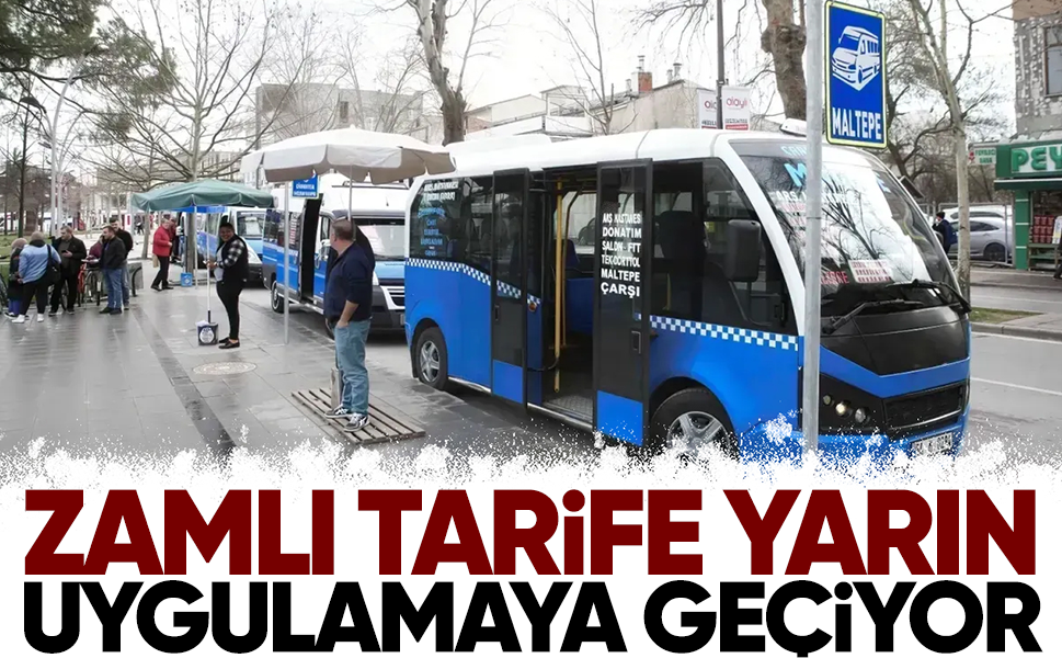 Zamlı tarife yarın uygulamaya geçiyor