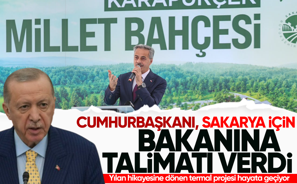Cumhurbaşkanı, Sakarya için bakanına talimatı verdi... Yılan hikayesine dönen termal projesi hayata geçiyor