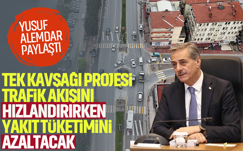 TEK Kavşağı trafik akışını hızlandırırken yakıt tüketimini azaltacak