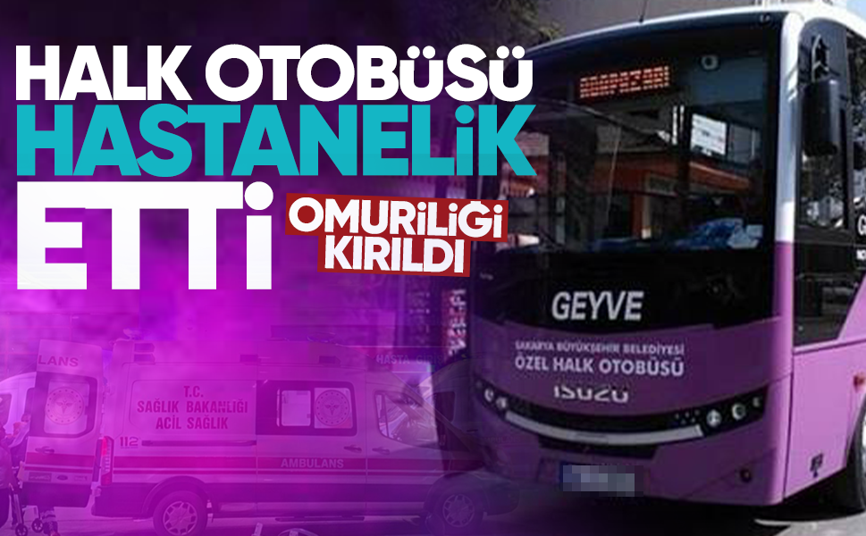 Halk otobüsü hastanelik etti