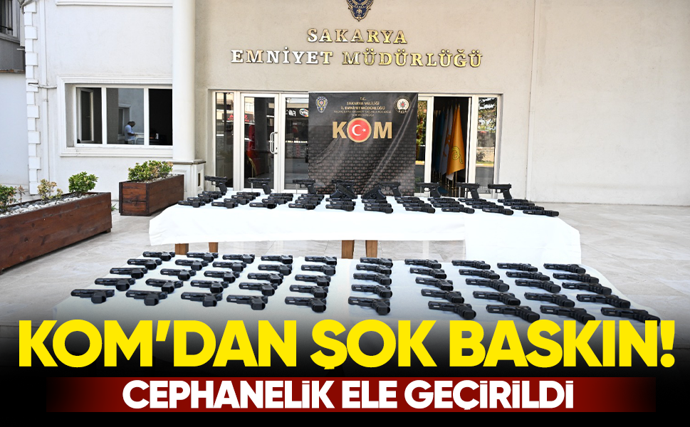 KOM'dan şok baskın! Cephanelik ele geçirildi