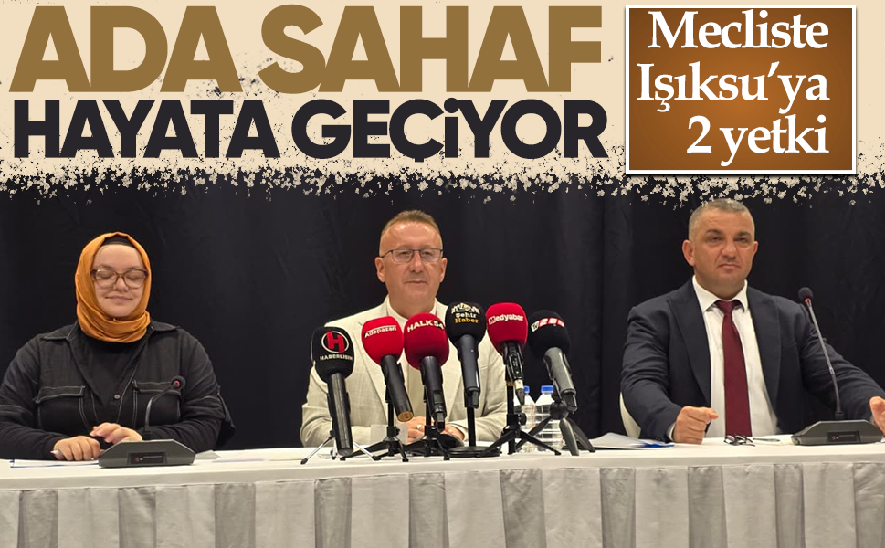 Olağanüstü toplanan mecliste Işıksu’ya iki yetki verildi... Ada Sahaf hayata geçiyor
