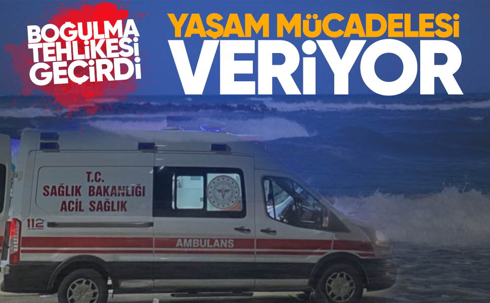 Boğulma tehlikesi geçirdi...Yaşam mücadelesi veriyor