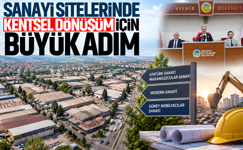 Sanayi sitelerinde kentsel dönüşüm için büyük adım