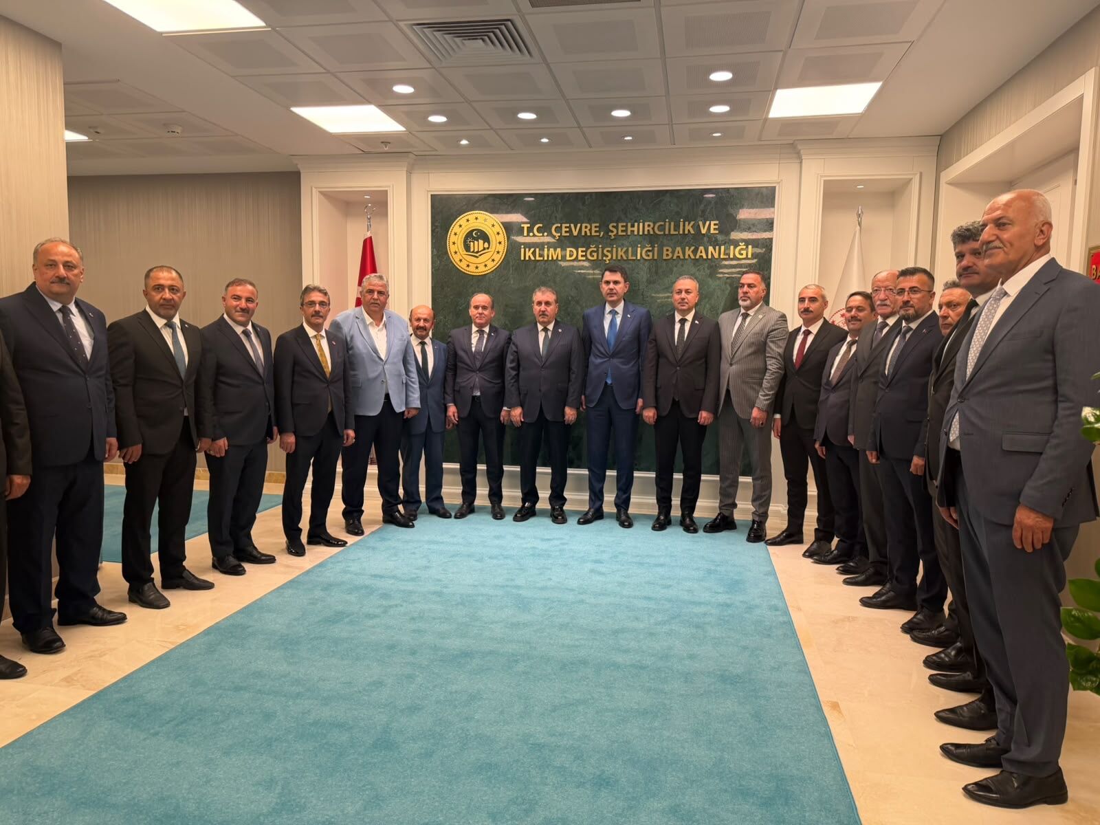 Başkan Şenol Di̇nç, Bakan Murat Kurum’u Zi̇yaret Etti̇ (3)