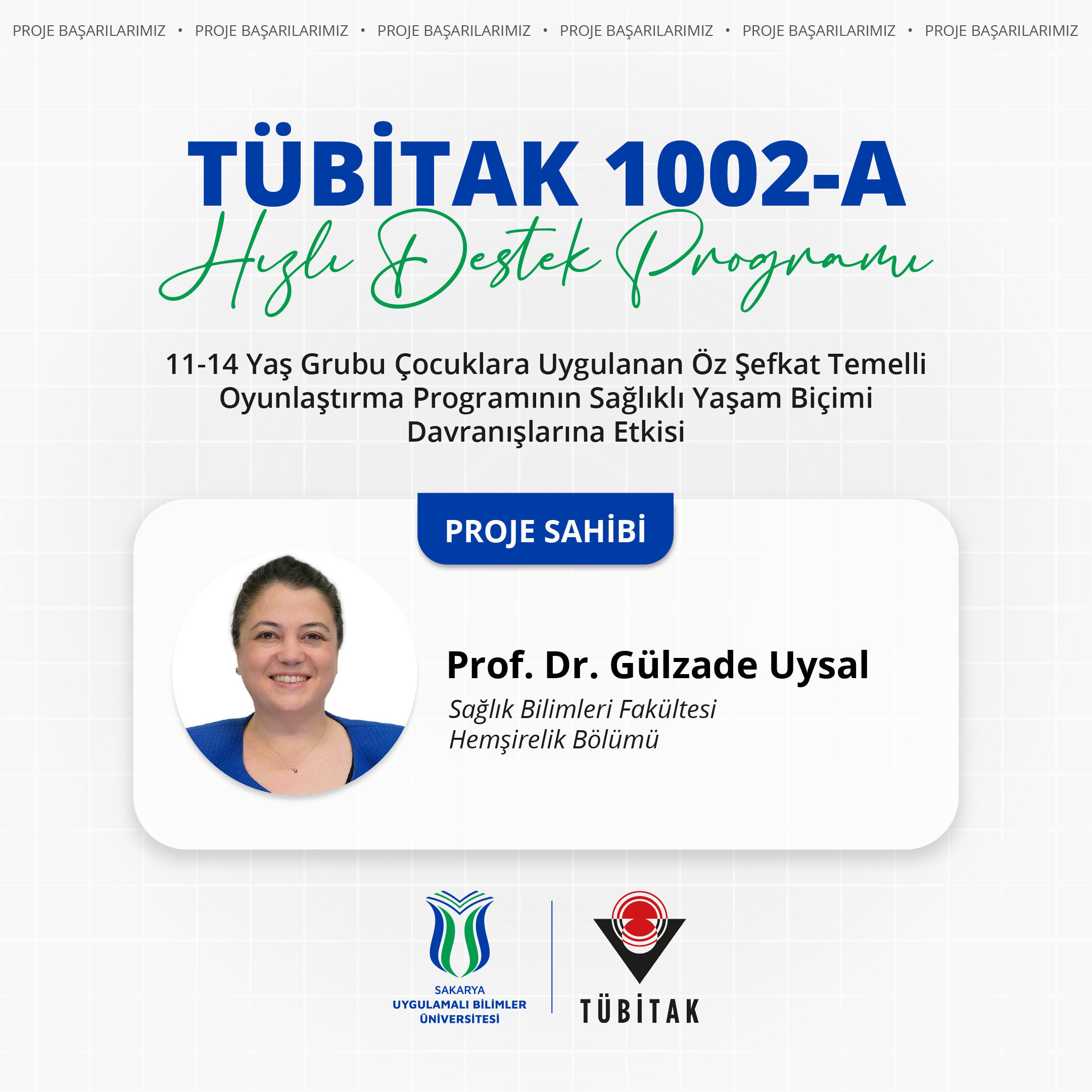 SUBÜ projesiyle çocuklarda sağlıklı yaşam öz şefkat ile desteklenecek