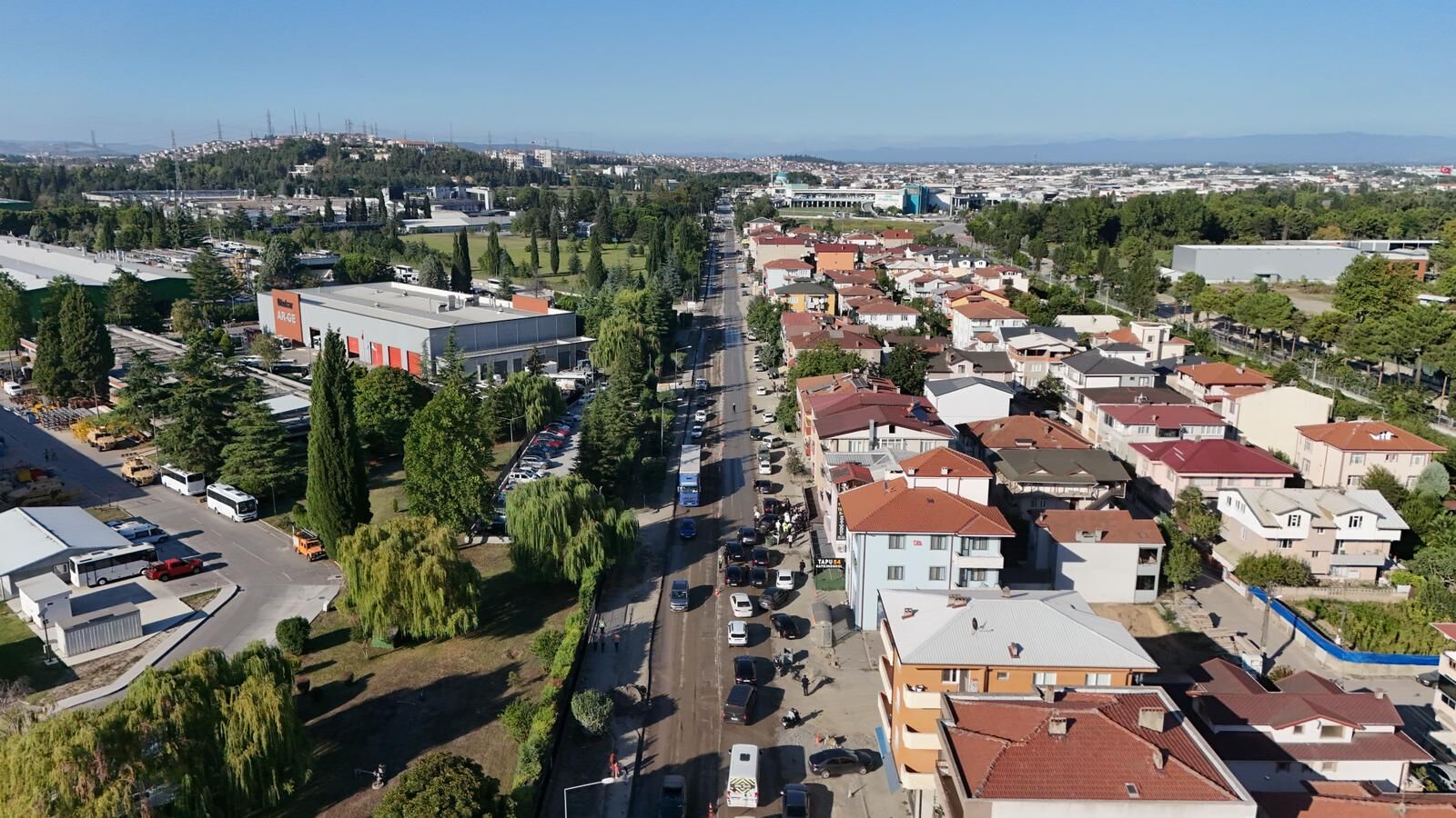 Arifiye'de altyapı tamam, üstyapı başladı